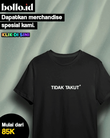 Merchandise Tidak Takut Bollo.id