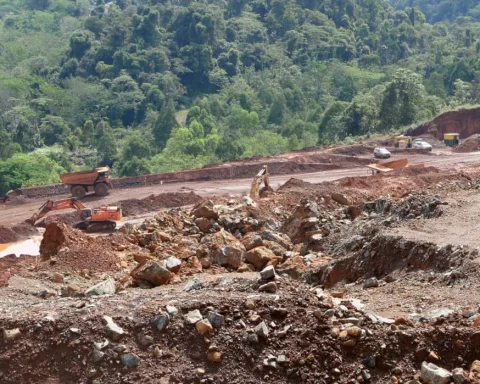 Aktivitas tambang nikel PT Vale Indonesia di