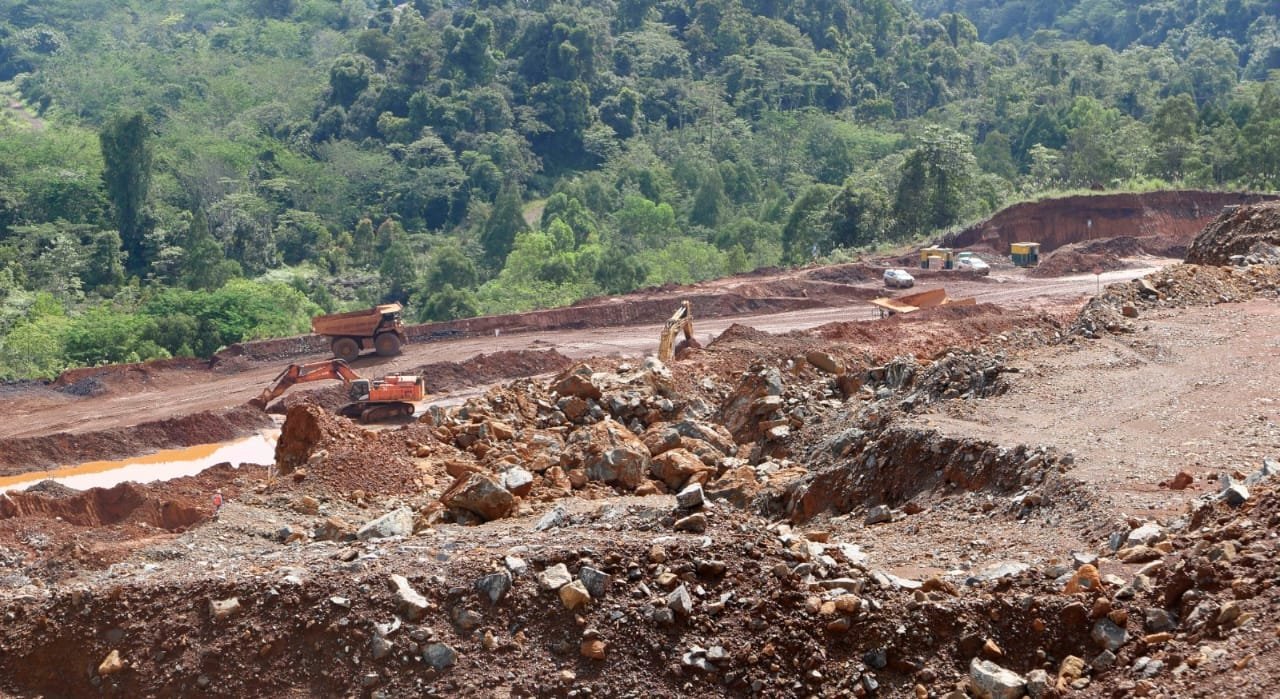 Aktivitas tambang nikel PT Vale Indonesia di