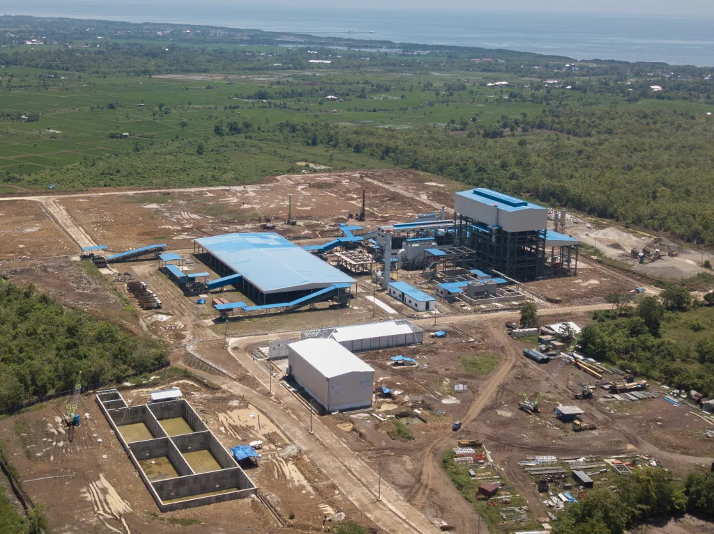 Smelter nikel PT Bumi Mineral Sulawesi di Kecamatan Bua, Kabupaten Luwu/Didit Hariyadi/Bollo.id