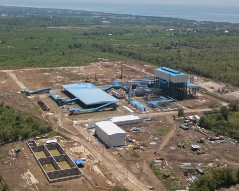 Smelter nikel PT Bumi Mineral Sulawesi di Kecamatan Bua, Kabupaten Luwu/Didit Hariyadi/Bollo.id