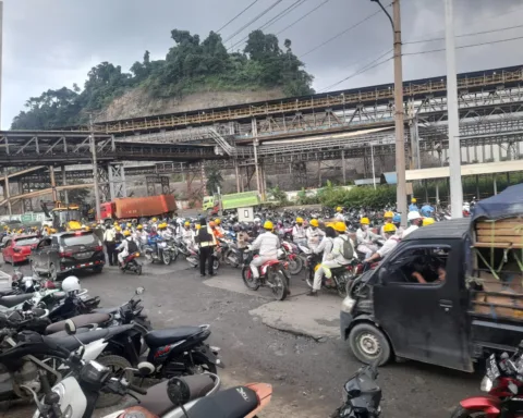 Potret pekerja tambang PT IMIP, di Kecamatan Bahadopi, Morowali, Sulawesi Tengah/Didit Hariyadi/Bollo.id