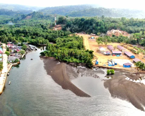 Potret Pulau Wawonii, Kabupaten Konawe Kepulauan, Sulawesi Tenggara, di tengah ancaman tambang PT GKP/JATAM/Bollo.id