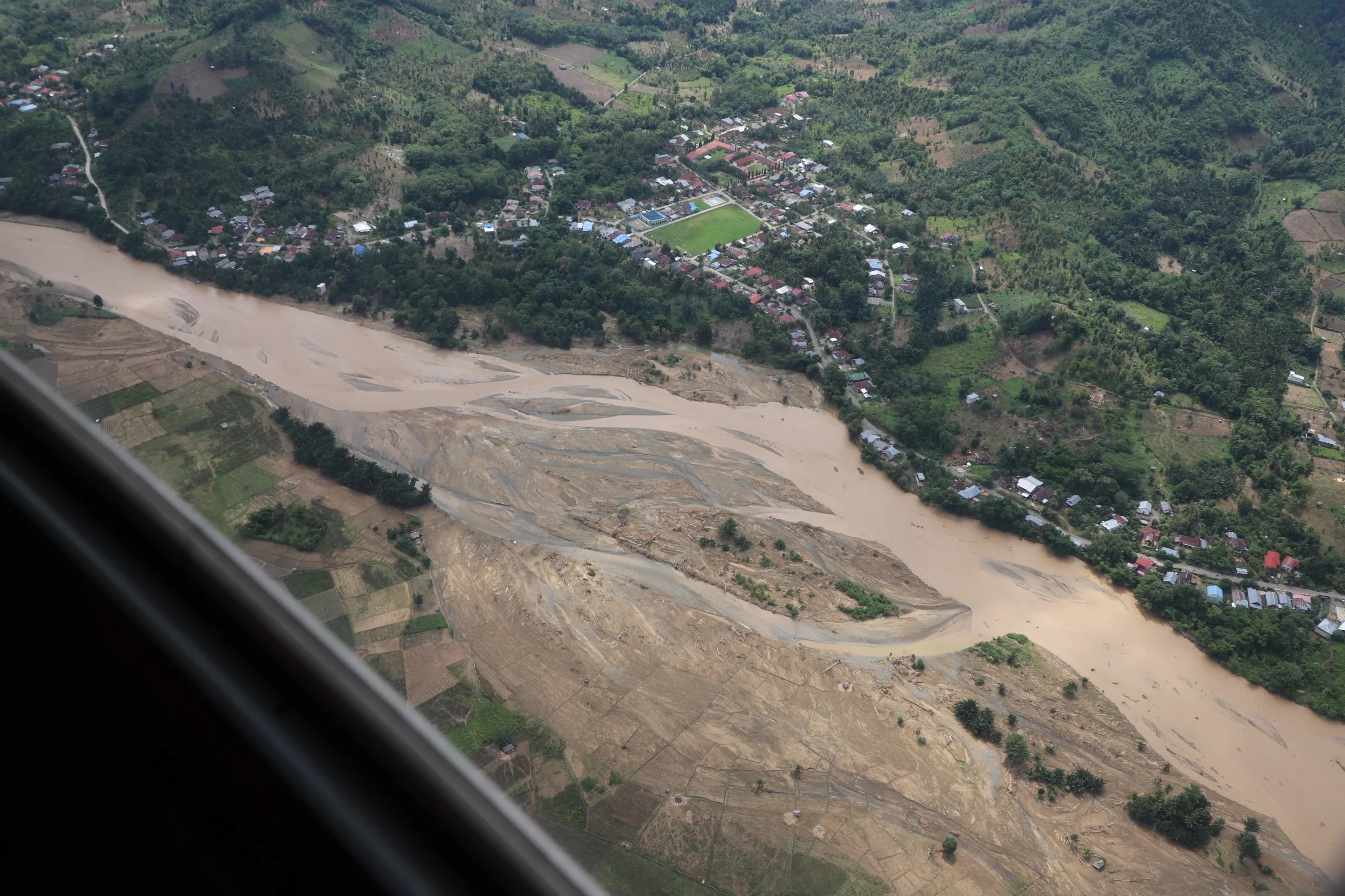 Potret wilayah terdampak banjir di Luwu/BNPB/Bollo.id