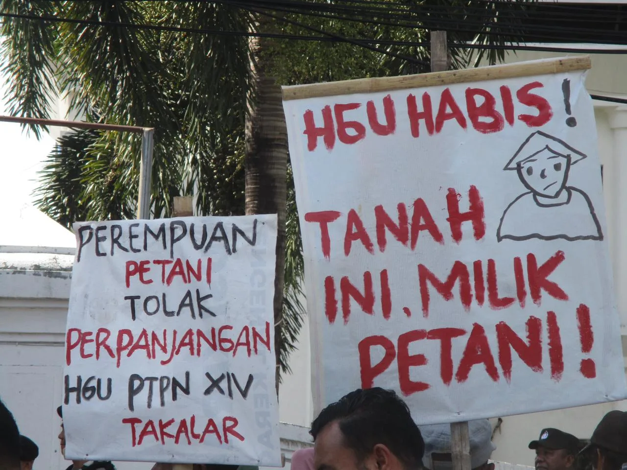 Unjuk rasa petani Polongbangkeng, Takalar, lawan perampasan tanah/GRAMT