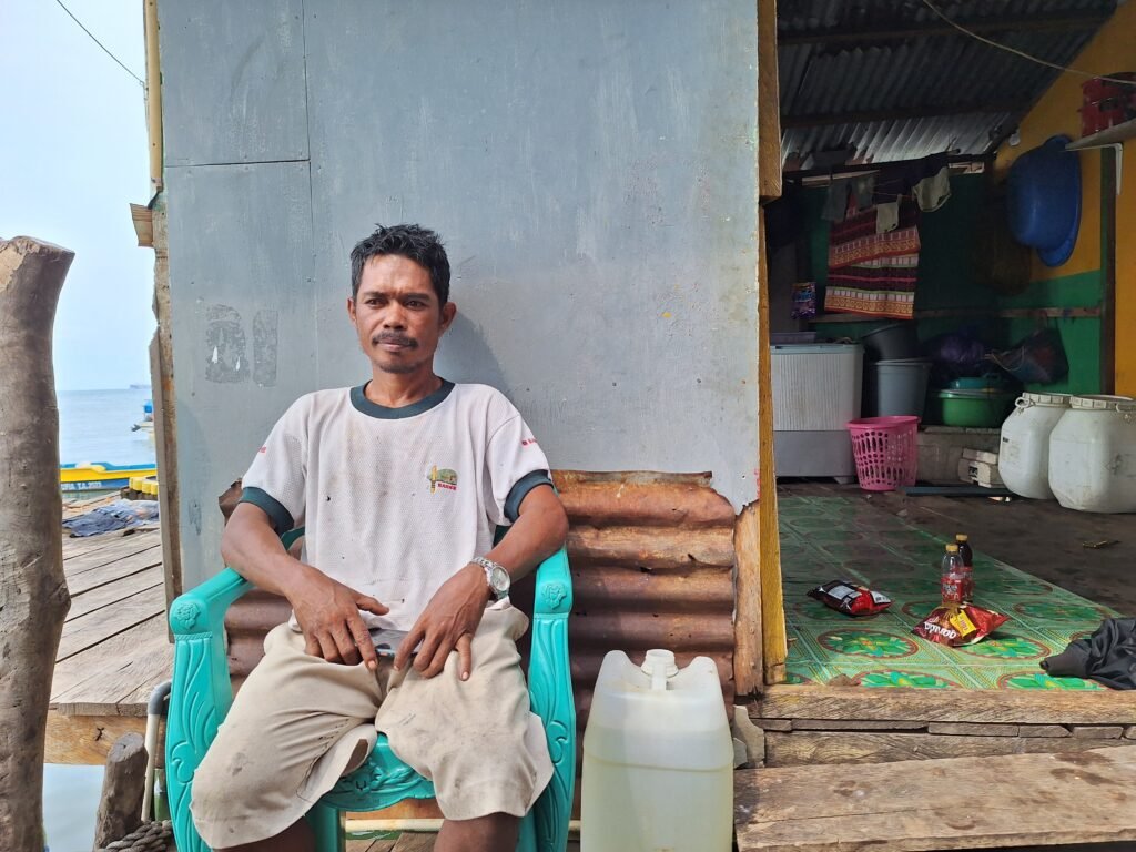 Awal, nelayan Dusun Kurisa, Kecamatan Bahodopi, Morowali, Sulteng/Muh Aidil/Bollo.id