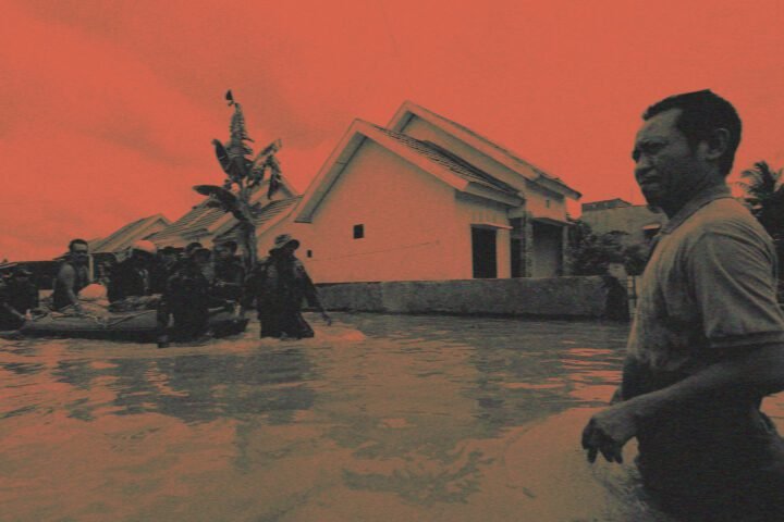 Banjir di Perumnas Antang menjadi bagian hidup warganya/Arfa Zulkarnain dari CI