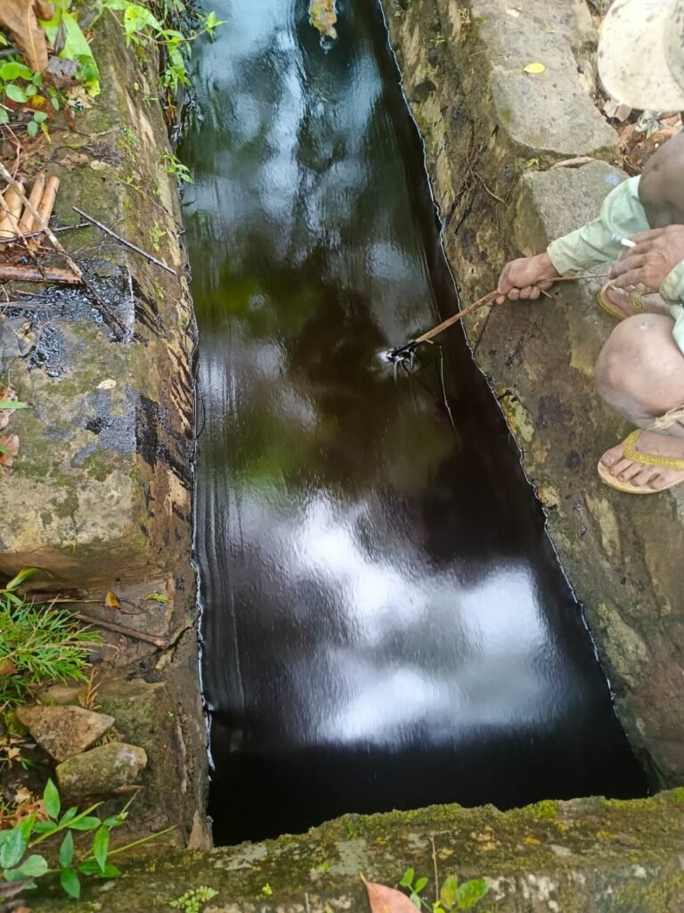 Pencemaran aktivitas tambang di Tanamalia, Kecamatan Towuti, Kabupaten Luwu Timur/Foto: Warga