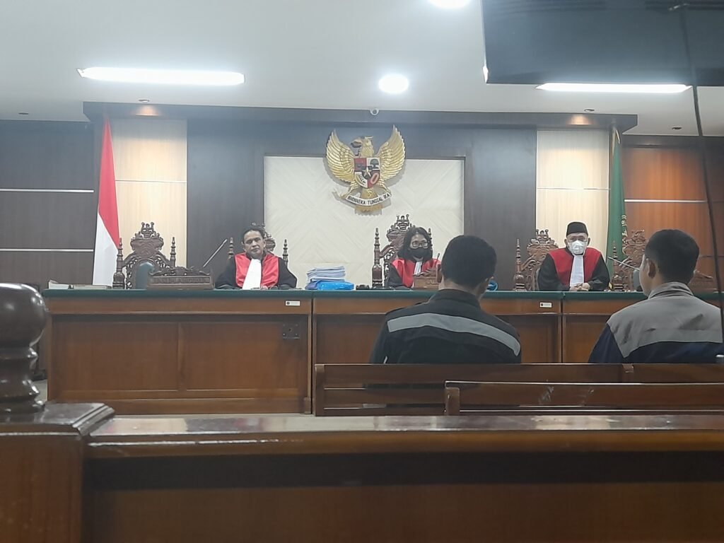 Mursalim dan Wandi, leader yang diperiksa terpisah, Kamis, 9 Oktober 2025//Andi Audia Faiza Nazli Irfan