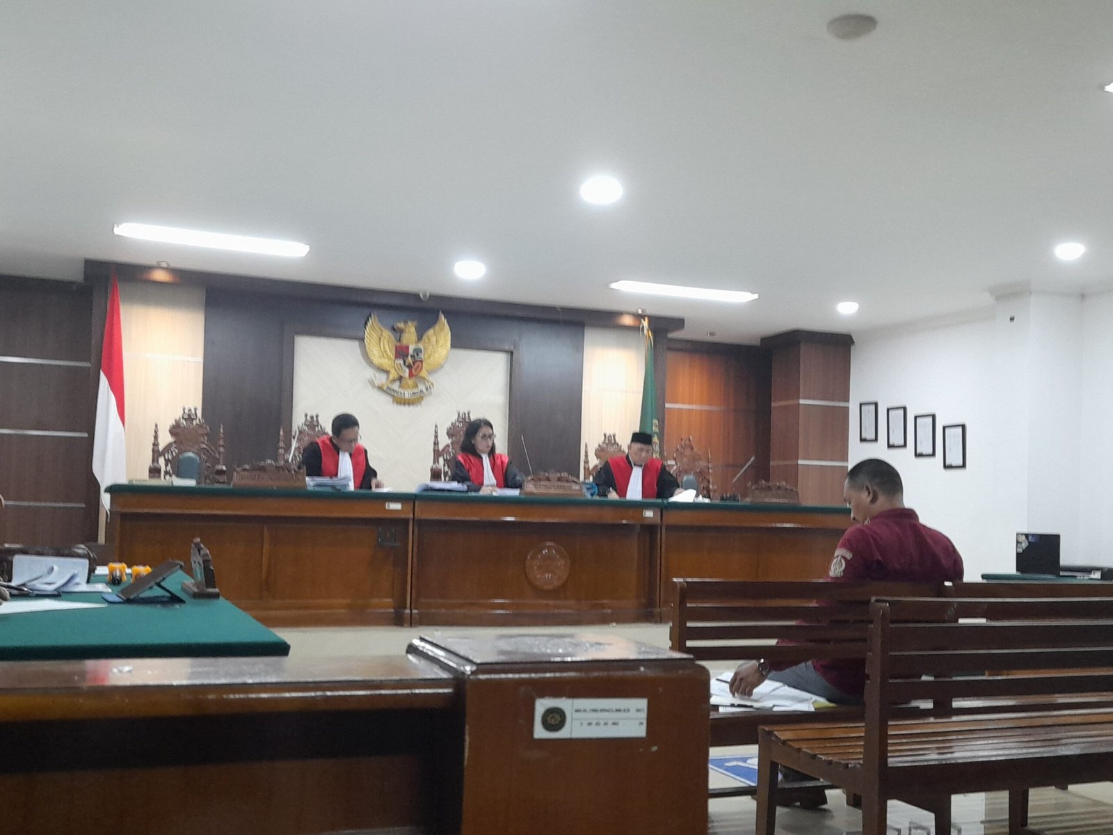 Andi Sukri, saksi ahli dari Dinas Ketenagakerjaan Sulsel, Selasa, 14 Oktober 2025/Andi Audia Faiza Nazli Irfan/Bollo.id