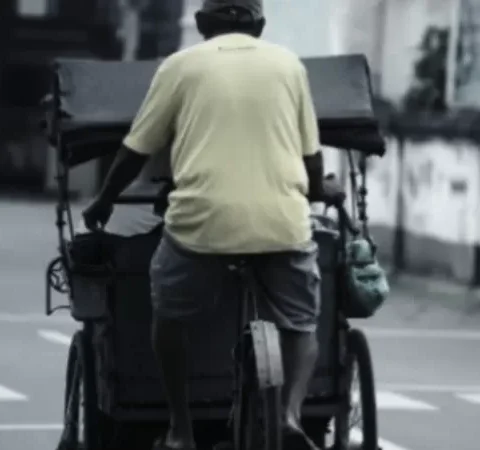 Ilustrasi becak/istimewa