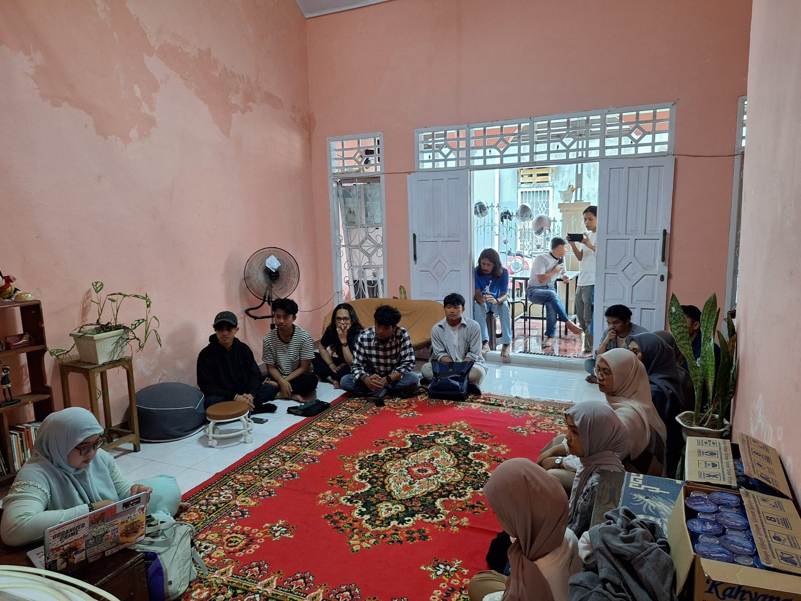 Diskusi kekerasan seksual yang berlangsung di Kantor Bollo.id/Foto: Muh. Aidil