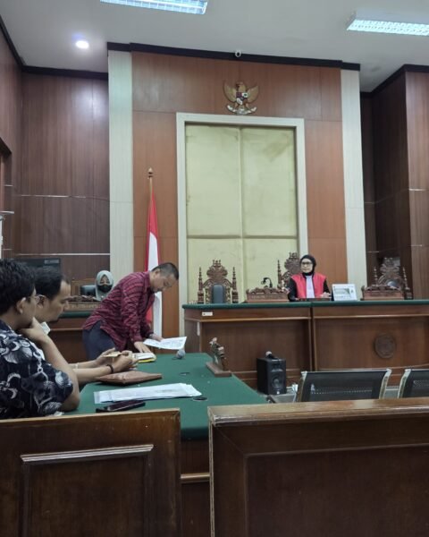 Suasana persidangan di Pengadilan Negeri Makassar, Jumat, 27 Februari 2026/LBH Pers Makassar