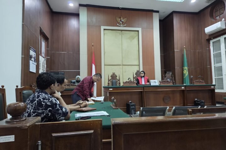 Suasana persidangan di Pengadilan Negeri Makassar, Jumat, 27 Februari 2026/LBH Pers Makassar