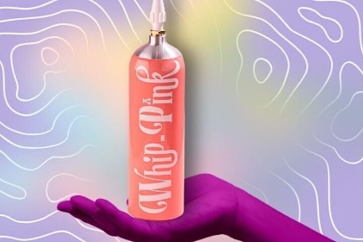 Tabung gas nitrous oxide (N2O) yang dikenal sebagai Whip Pink/Tangkapan layar Instagram @whippink.co