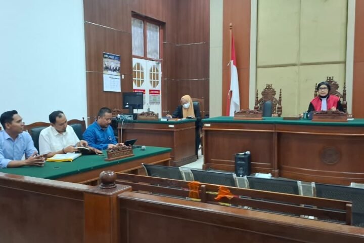 Suasana Pengadilan Negeri Makassar, Jumat, 6 Maret 2026/Foto: LBH Pers Makassar