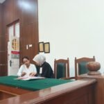 Suasana persidangan Rosaliani B. Weluk dalam perkara dugaan penggelapan di Pengadilan Negeri Makassar, Jumat, 10 April 2026.